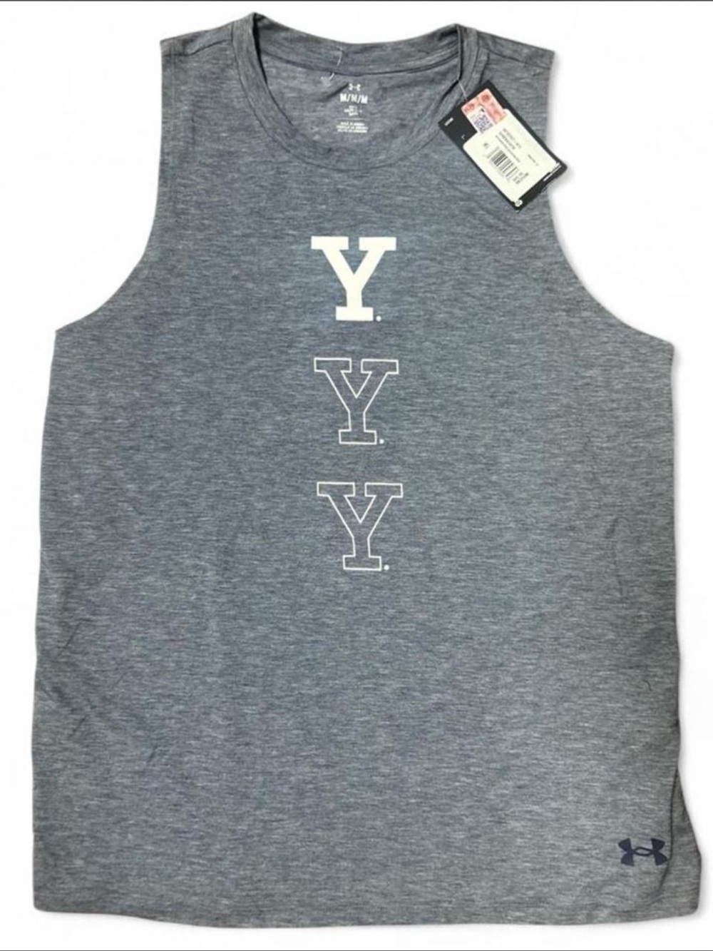 NWT YALE Under Armour Women’s M Gray Tank.